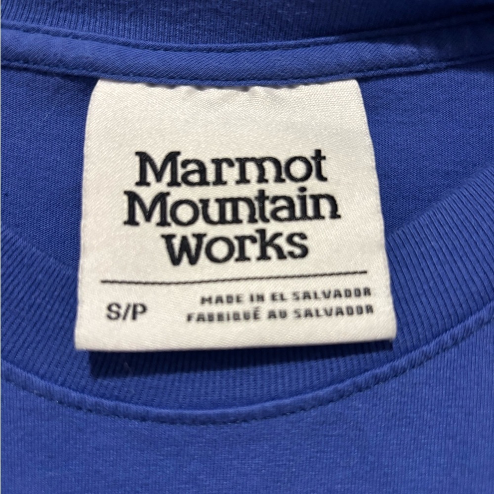 Marmot Blue Mountain Graphic Tee Small - Picture 3 of 4
